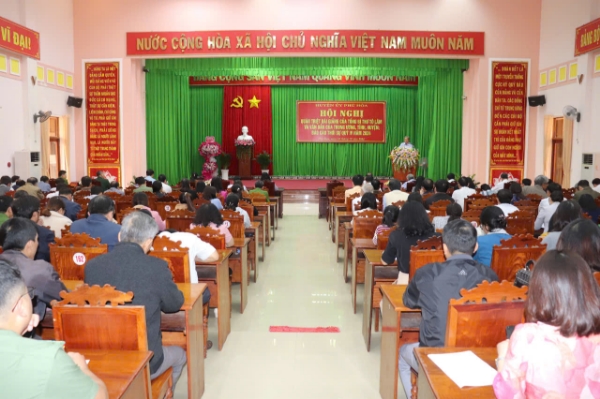 Hình ảnh cho bài viết Phú Hòa: quán triệt bài giảng về “Kỷ nguyên mới - Kỷ nguyên vươn mình của dân tộc”